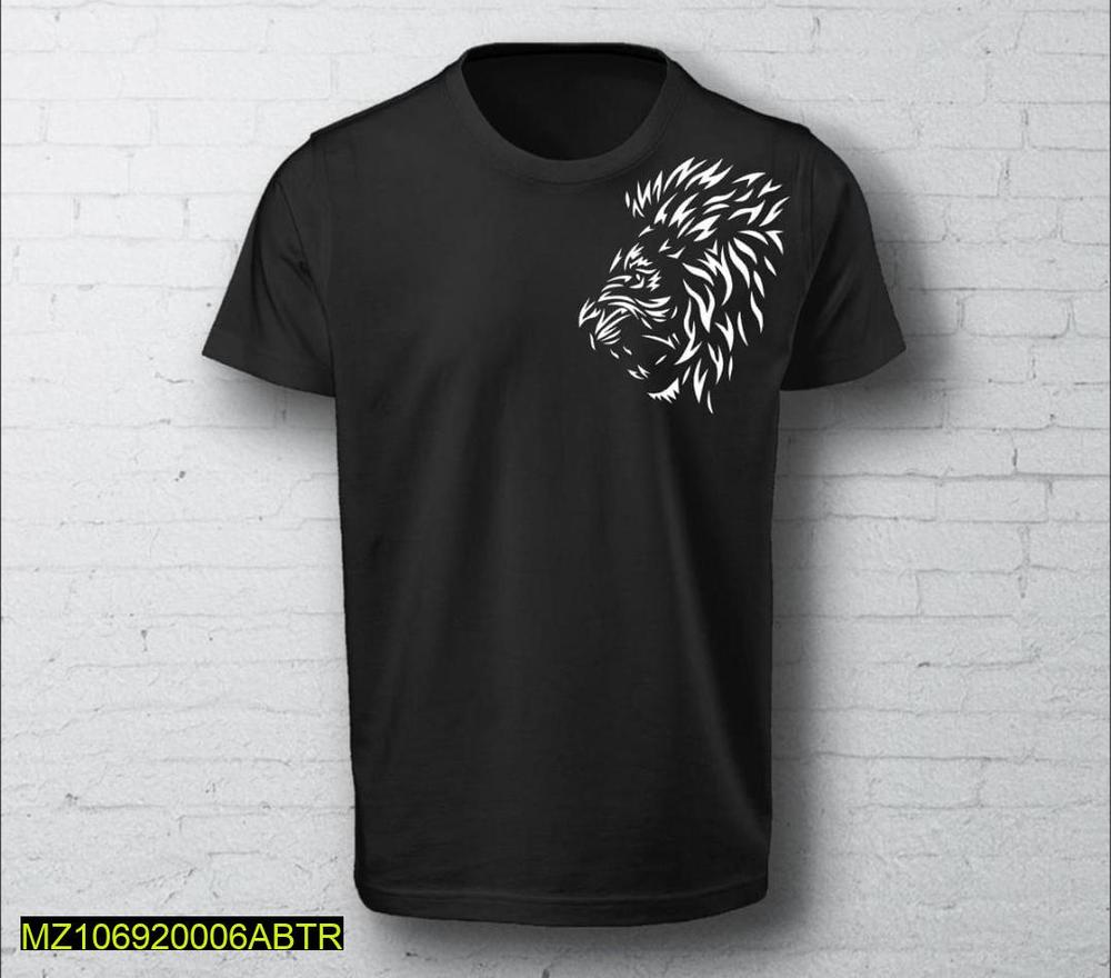 Black Lion Head T-Shirt Medium to XL Micro Polyester - image 6