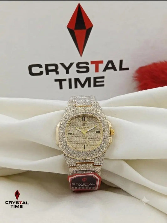 Stainless Steel Stone-Studded Watch For Women's With Butterfly Lock - image 2