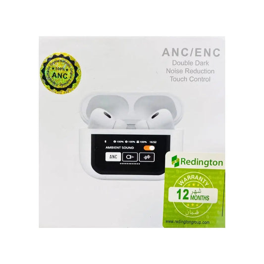 A9 White Wireless Earbuds - Long-Lasting Battery with Fast Charge - image 2