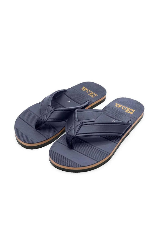 Men Blue Textured Casual Flip Flops Lightweight Comfortable - image 2