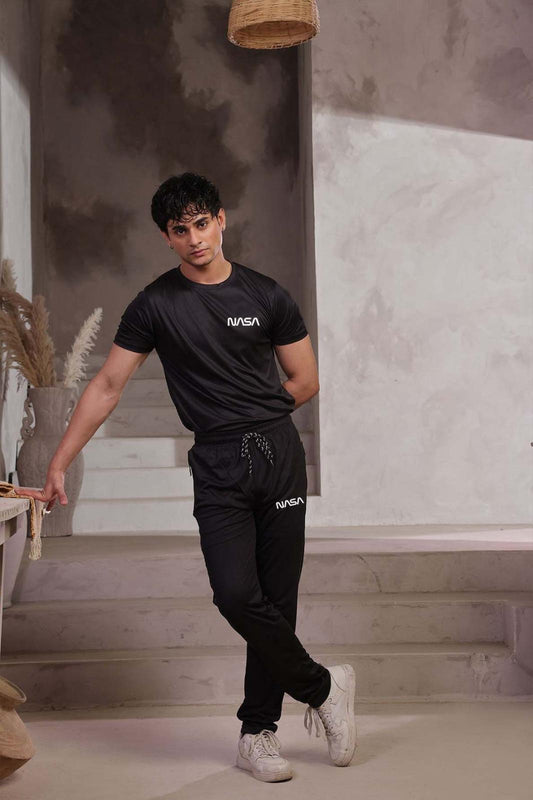 Men's Micro Track Suit Black 2Pcs - image 2