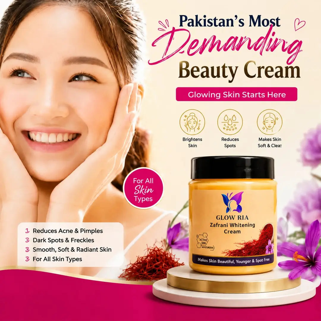 Zafrani Whitening Cream With Serum, 500 g Jar, 1 Pc - image 3