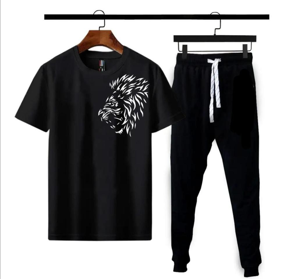 Black Lion Head T-Shirt Medium to XL Micro Polyester - image 3