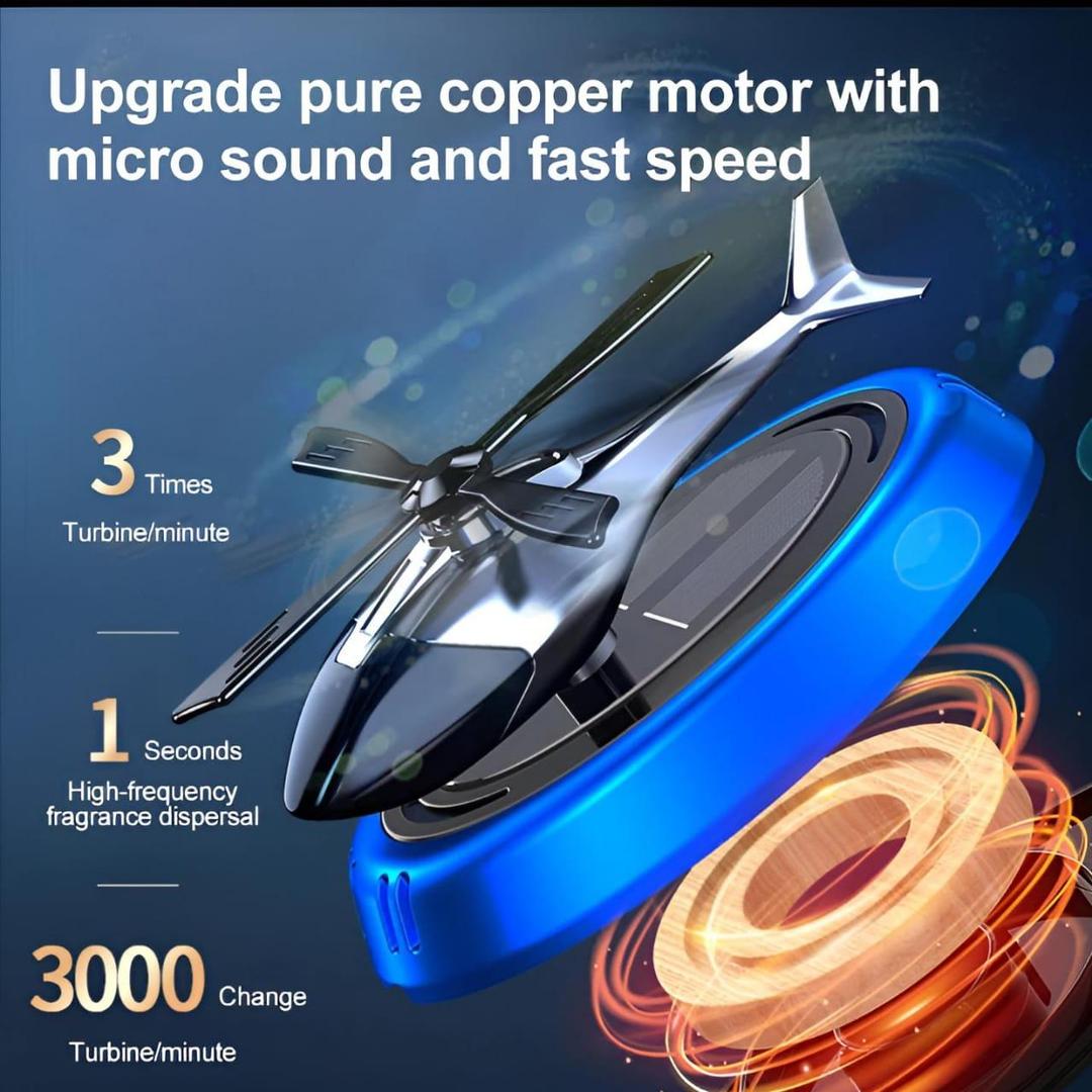 Solar Rotating Helicopter Air Freshener - image 3