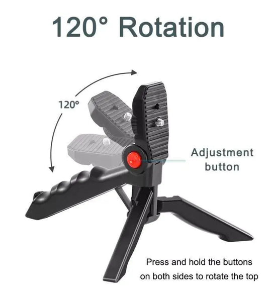 AY-49 Vlogger Kit with Mic Light Tripod Remote Black - image 2