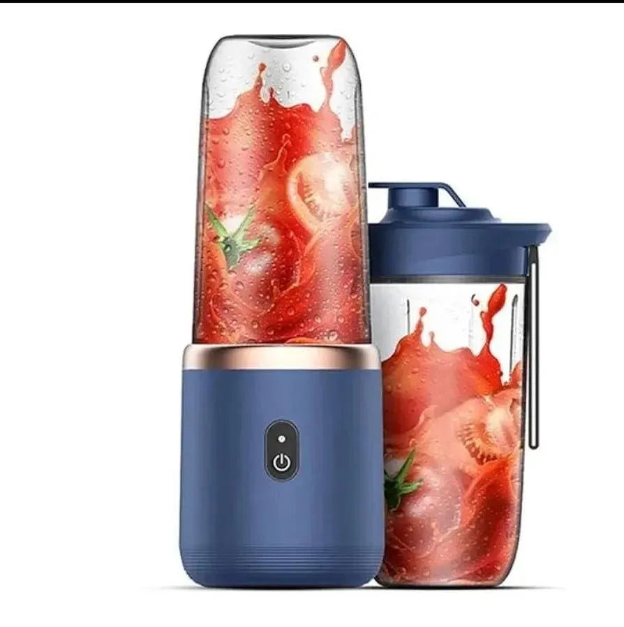 Rechargeable Juicer Blender (Blue & Rose Gold) - image 6