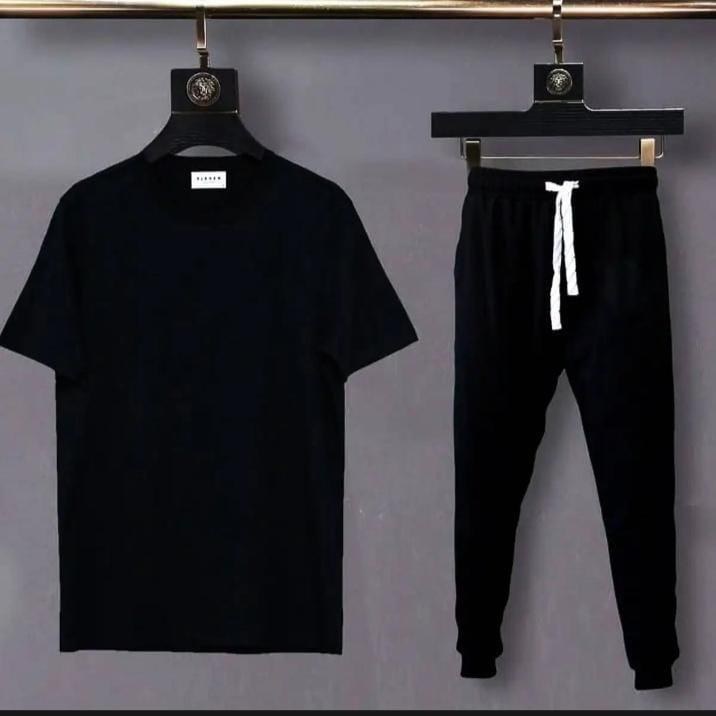 Black Cotton Track Suit for Men Medium to XL - image 2