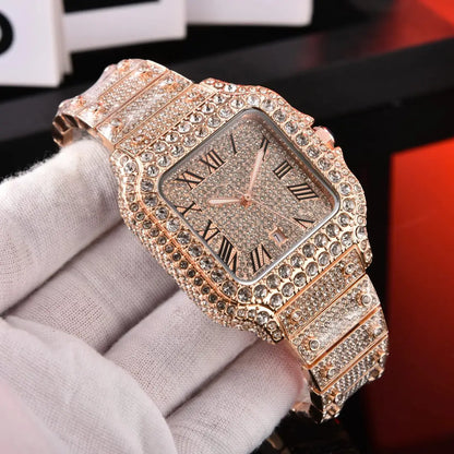 Luxury iced out crystal Dial Watch - image 2