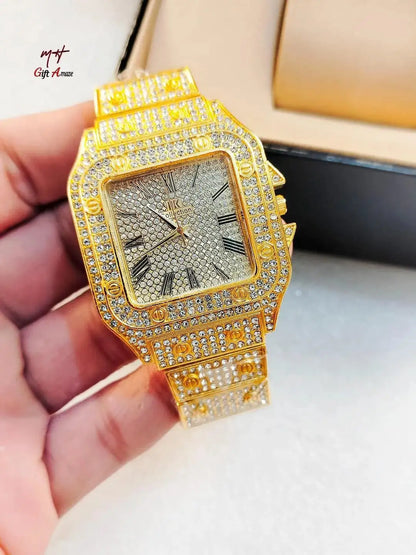 Luxury iced out crystal Dial Watch - image 3