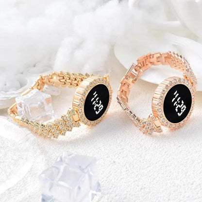 Luxury Digital Watch with Crystal Accents for Women - image 3