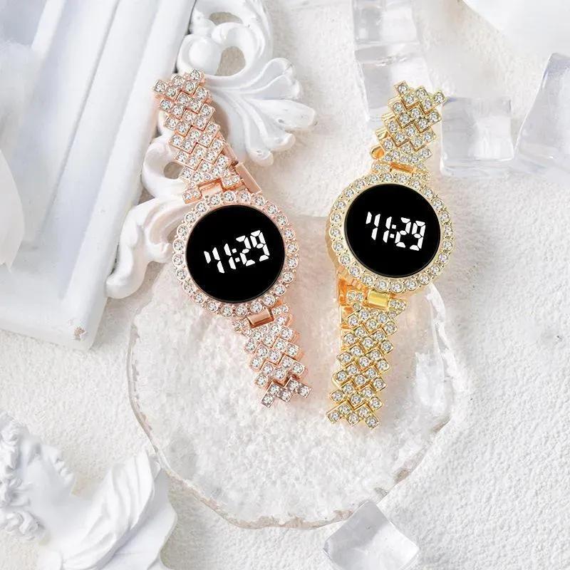 Luxury Digital Watch with Crystal Accents for Women - image 5