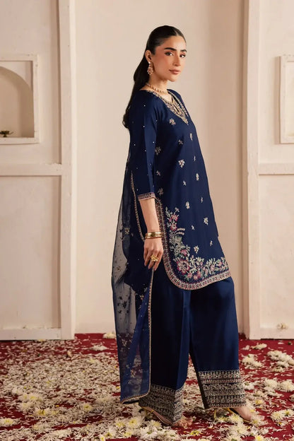 Stylish Women's Stitched Suit in Cotton with Embroidered Pattern - 3 Pcs Set - image 4