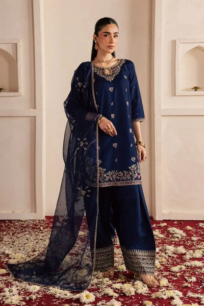 Stylish Women's Stitched Suit in Cotton with Embroidered Pattern - 3 Pcs Set - image 6