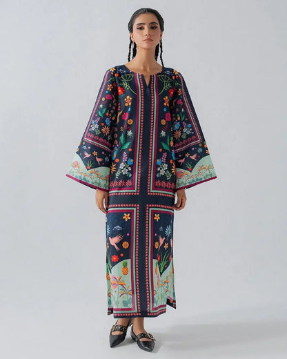 Stylish Women's Stitched Suit - Printed 2 Pcs Shirt and Trouser Set - image 1