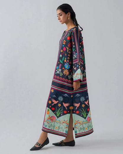 Stylish Women's Stitched Suit - Printed 2 Pcs Shirt and Trouser Set - image 2