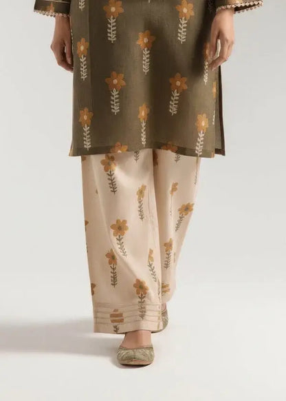 Stylish Women's Stitched Suit - 2 Pcs Printed Shirt and Trouser - image 2