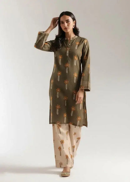 Stylish Women's Stitched Suit - 2 Pcs Printed Shirt and Trouser - image 4
