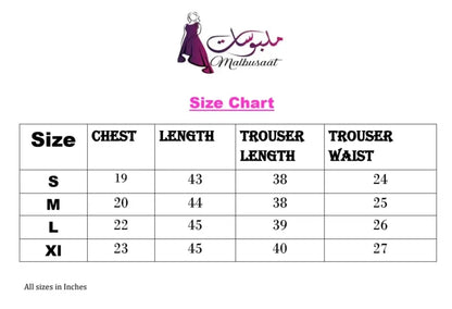 Stylish Purple Embroidered Linen Shirt and Trouser Set - 2 Pcs - image 3