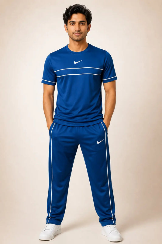 Men's Fleece Plain Track Suit - image 2