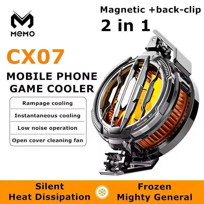 Magnetic Phone Cooler Fan Case Yellow 68G Gaming - image 5