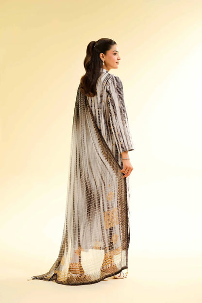 Stylish Printed Lawn Suit for Women - 2 Pcs Shirt and Trouser Set - image 3