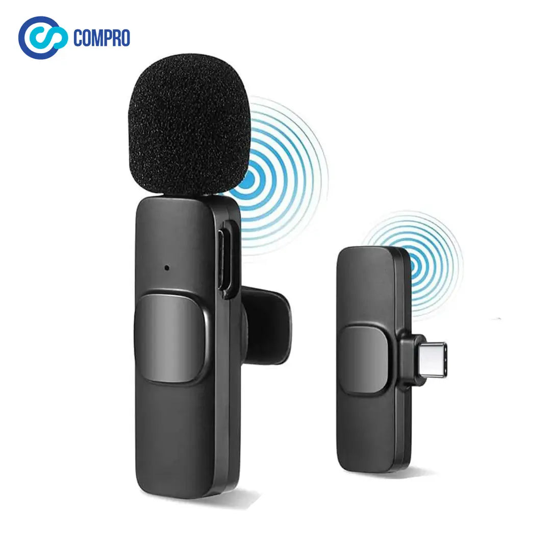 K8 Type-C Wireless Microphone with Noise Reduction - 20m Range - image 2