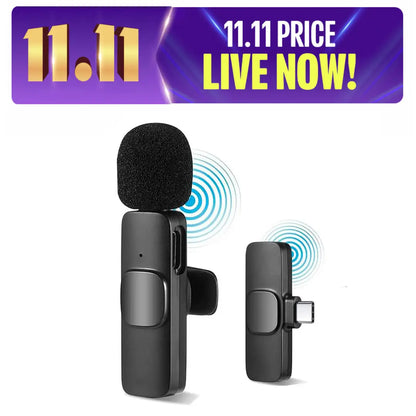 K8 Type-C Wireless Microphone with Noise Reduction - 20m Range - image 4