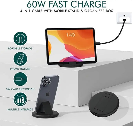 6-in-1 Wireless Charger and Card Holder - image 2
