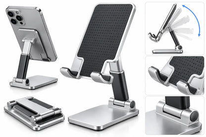 Adjustable Foldable Mobile Phone Stand Holder - image 2