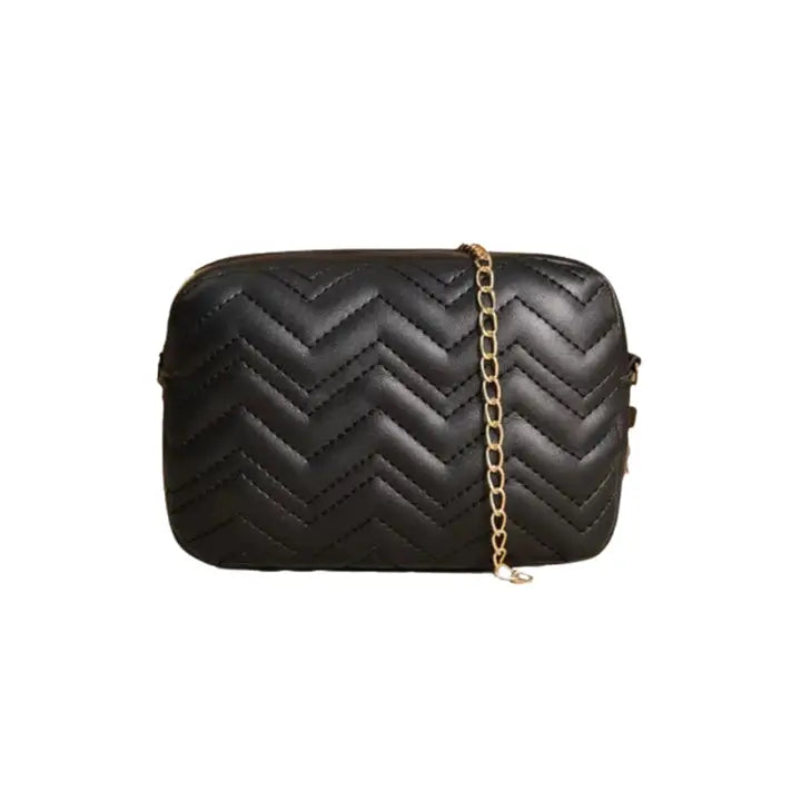 Girl's Faux Leather Textured Fancy Clutch - image 2
