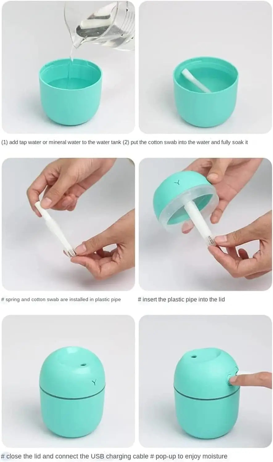 Mini USB Double Nozzle Air Humidifier - image 3