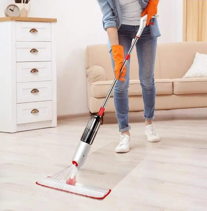 360° Rotating Microfiber Spray Mop