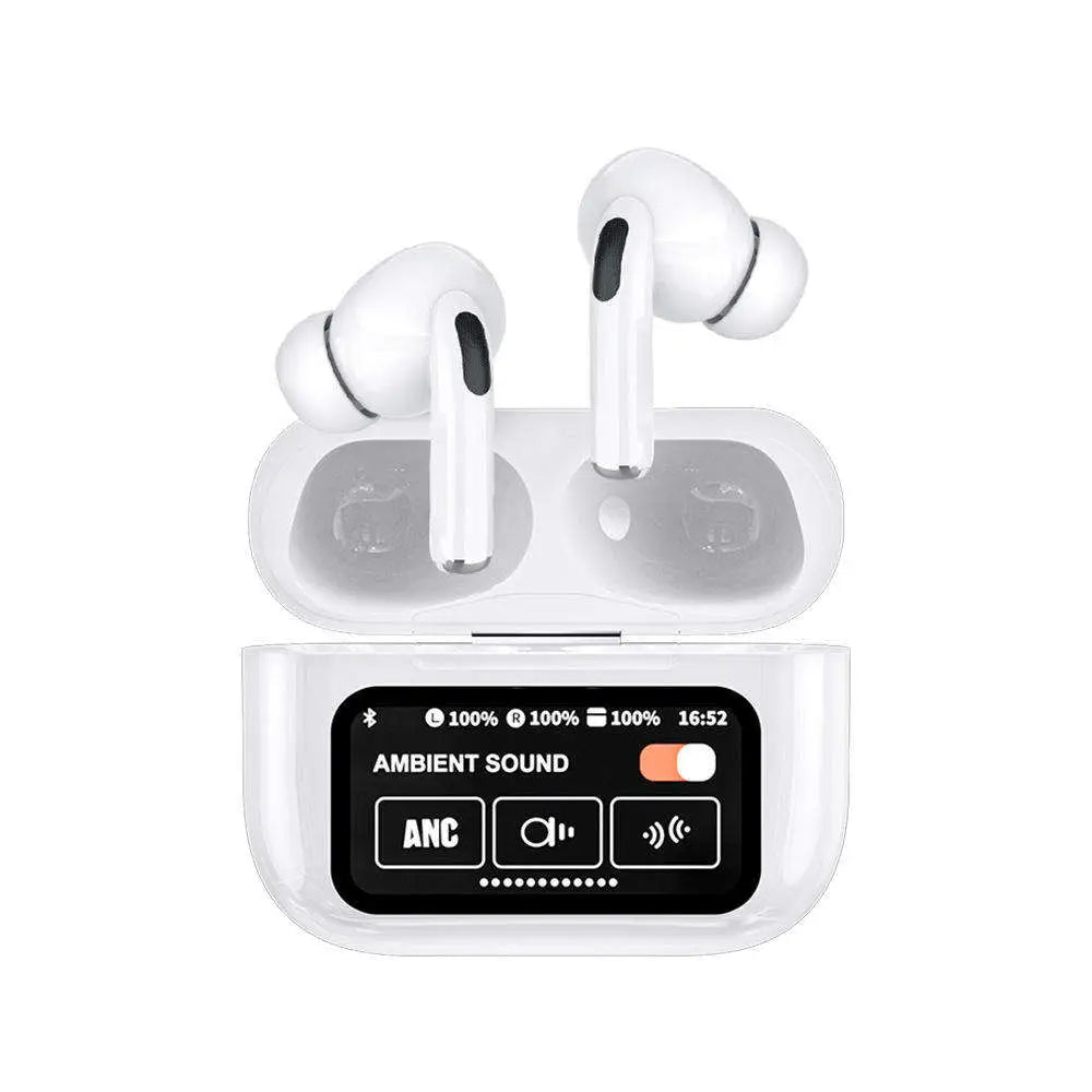 A9 White Wireless Earbuds - Long-Lasting Battery with Fast Charge - image 1