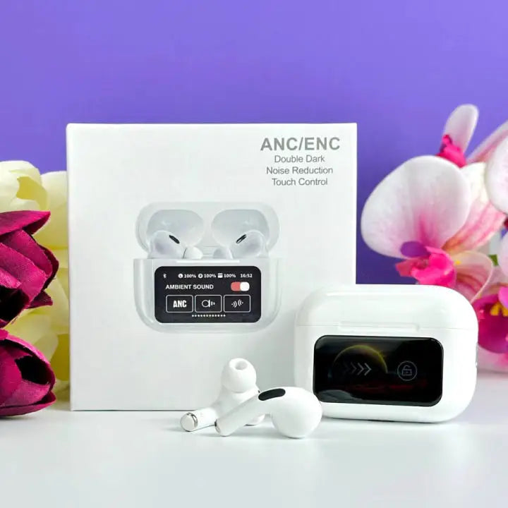 A9 White Wireless Earbuds - Long-Lasting Battery with Fast Charge - image 5