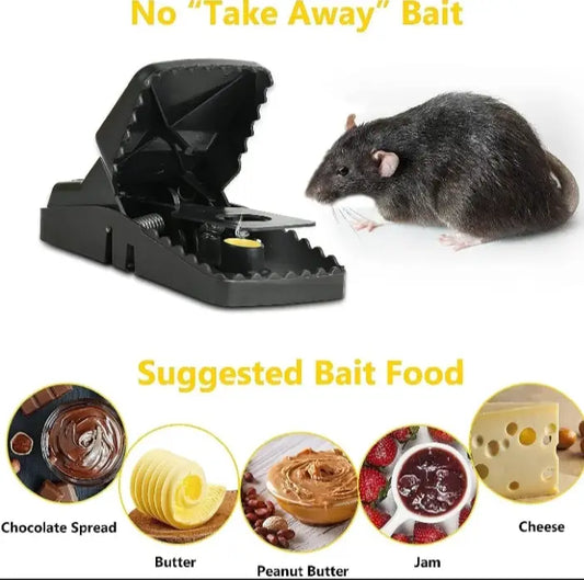 Easy-to-Use Black ABS Mouse Trap - image 2