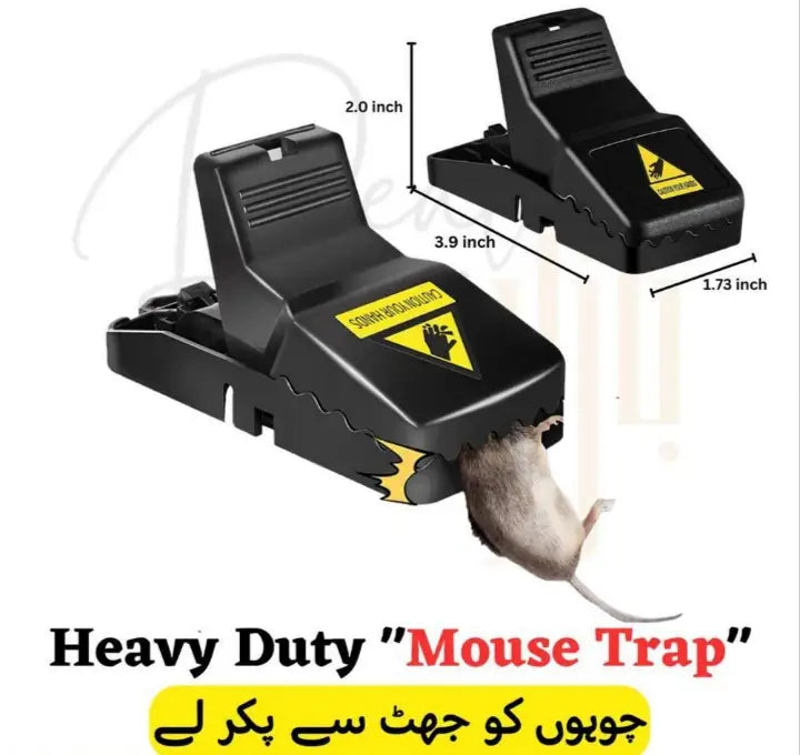 Easy-to-Use Black ABS Mouse Trap - image 3