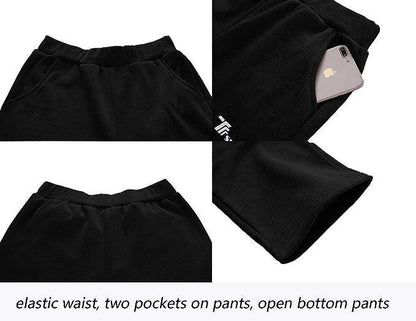 Black Printed Track Suit 2-Piece Set for Men - image 2