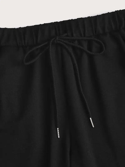 Black Queen Graphic Fleece Tracksuit Set for Women - image 5