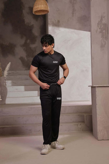 Men's Micro Track Suit Black 2Pcs - image 1
