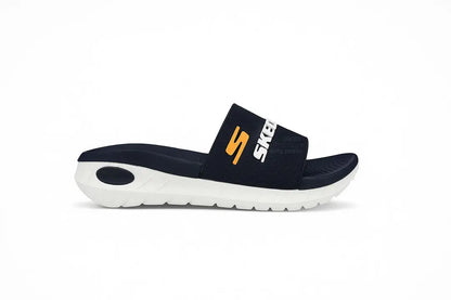 Men's Rubber Fancy Slide Slippers - Black - image 3