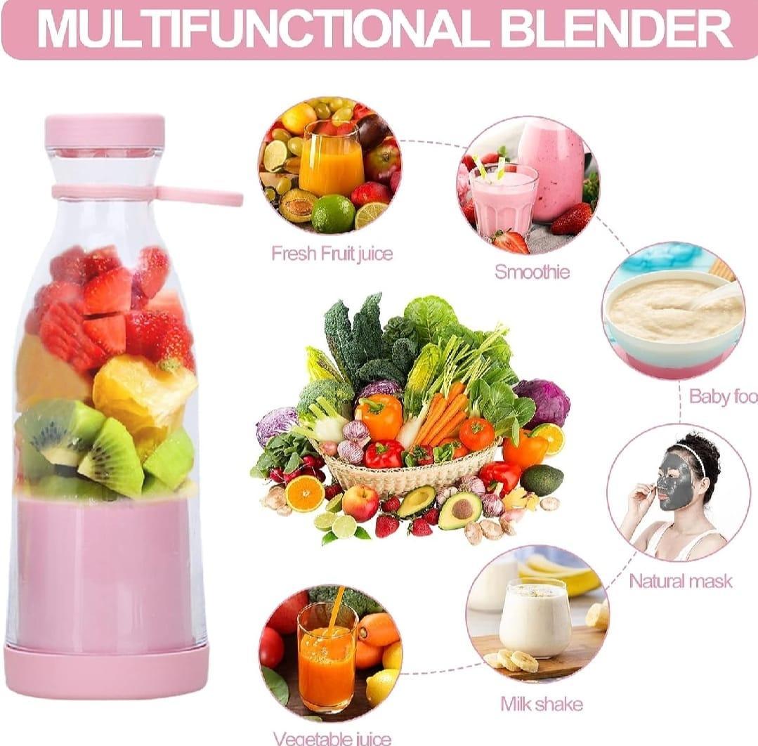 Portable Electric Juicer Bottle 420ml - image 3