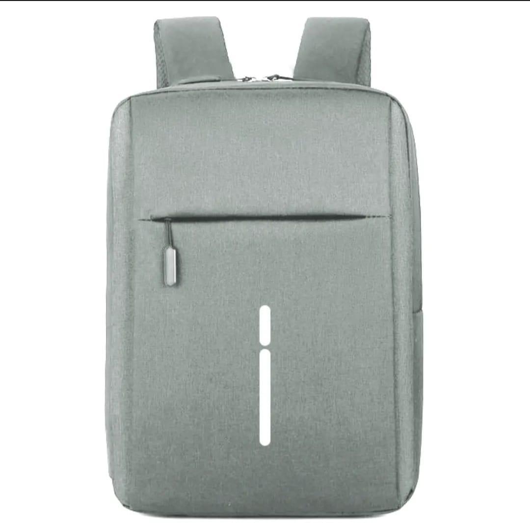 Stylish Laptop Bag Blue Gray Black 15" Reflective Strip - image 4