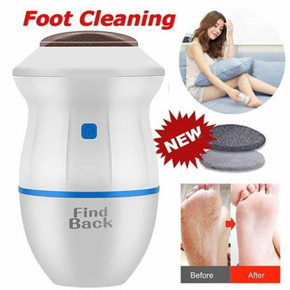 Electric Foot Grinder White Blue Cordless ABS - image 5
