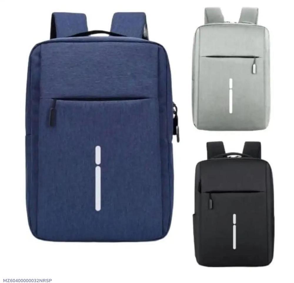 Premium Laptop Backpack Navy Grey Black Polyester - image 6