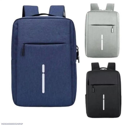 Premium Laptop Backpack Navy Grey Black Polyester - image 6