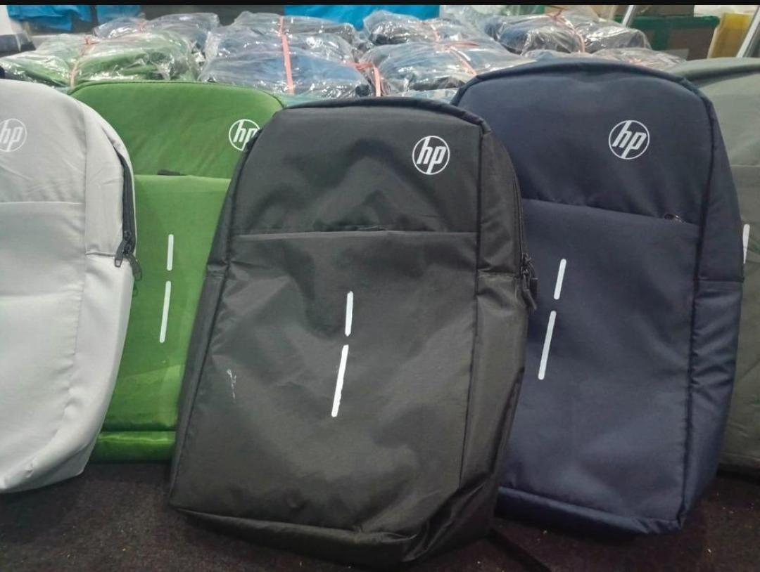 Premium Laptop Backpack Navy Grey Black Polyester - image 5