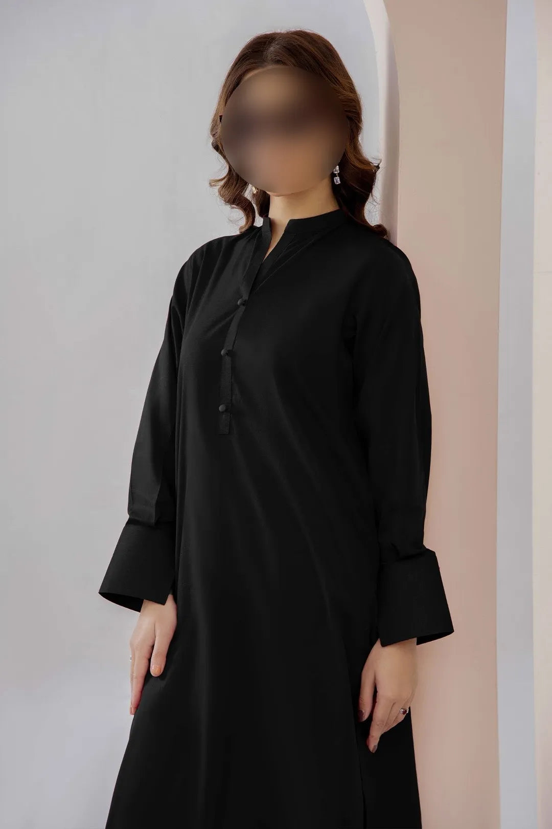 2 Pcs Women's Unstitched Plain Suit - image 2