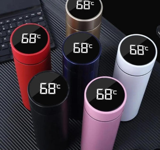 Stainless Steel Thermos 500ml Pink Digital Temp - image 2