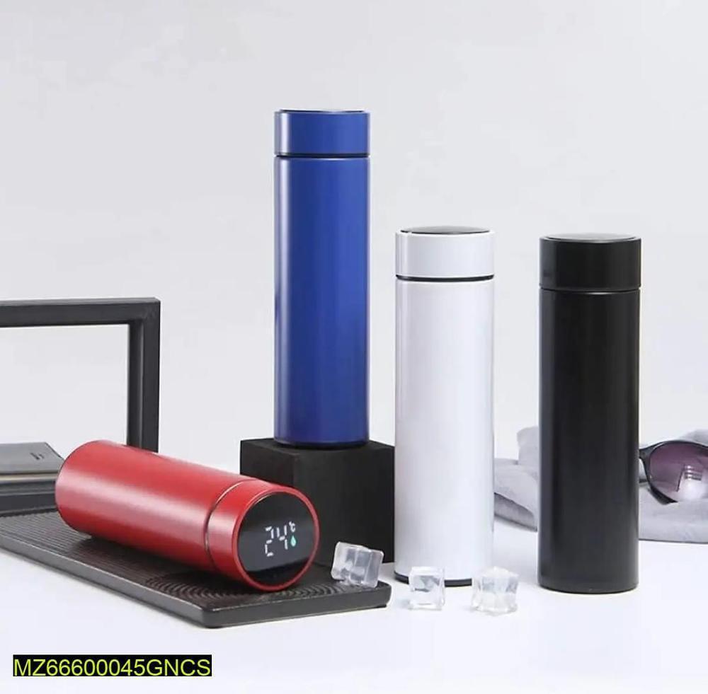 Stainless Steel Thermos 500ml Pink Digital Temp - image 3
