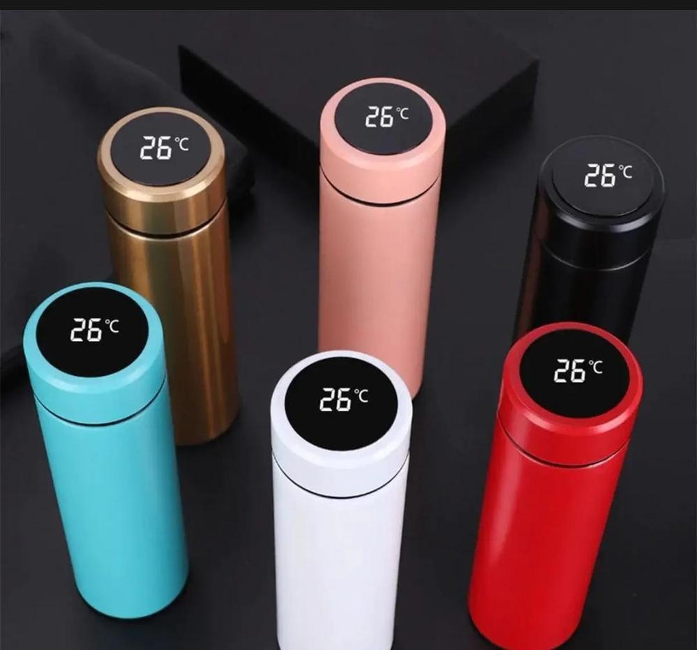 Stainless Steel Thermos 500ml Pink Digital Temp - image 4